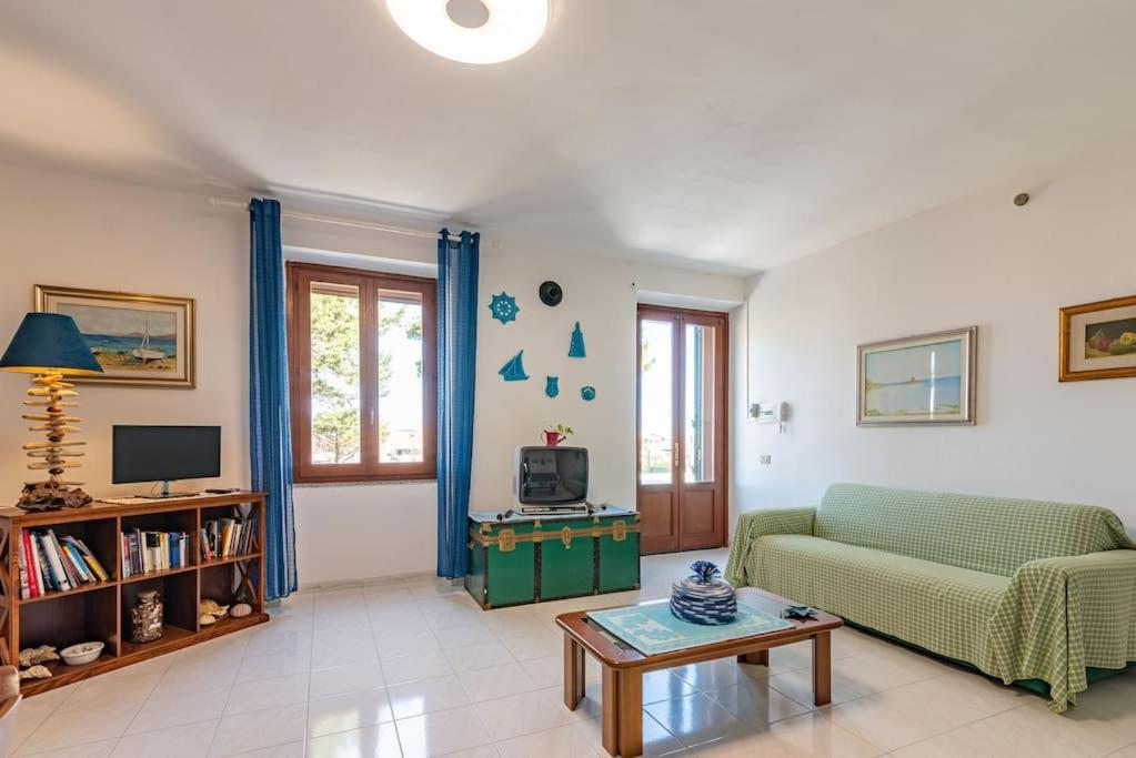 La Lampara - Casa Panoramica 4 Km Dalla Pelosa 斯廷蒂诺 外观 照片